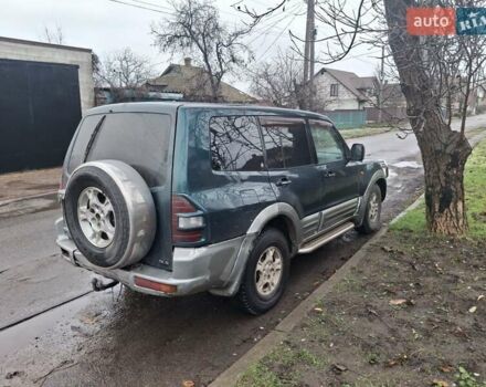 Зеленый Мицубиси Паджеро Вагон, объемом двигателя 3.2 л и пробегом 257 тыс. км за 3700 $, фото 1 на Automoto.ua