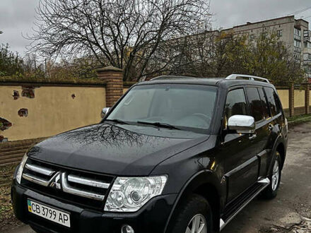 Черный Мицубиси Паджеро, объемом двигателя 3 л и пробегом 169 тыс. км за 14150 $, фото 1 на Automoto.ua