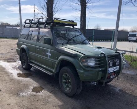 Серый Мицубиси Паджеро, объемом двигателя 2.8 л и пробегом 170 тыс. км за 1800 $, фото 2 на Automoto.ua