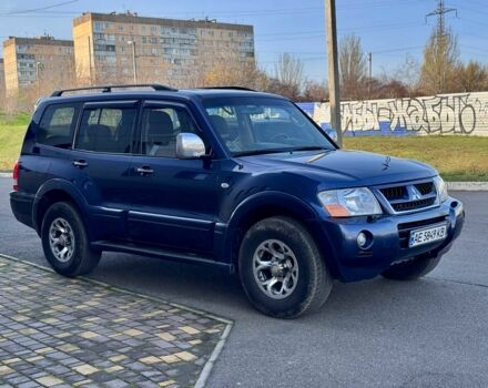 Синий Мицубиси Паджеро, объемом двигателя 3 л и пробегом 227 тыс. км за 8900 $, фото 3 на Automoto.ua