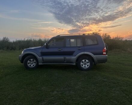 Синий Мицубиси Паджеро, объемом двигателя 3 л и пробегом 180 тыс. км за 6500 $, фото 2 на Automoto.ua