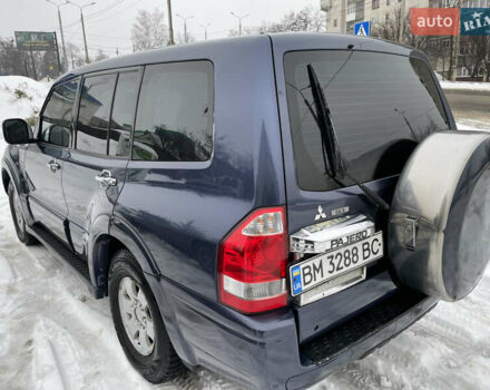 Синий Мицубиси Паджеро, объемом двигателя 3 л и пробегом 295 тыс. км за 7600 $, фото 1 на Automoto.ua