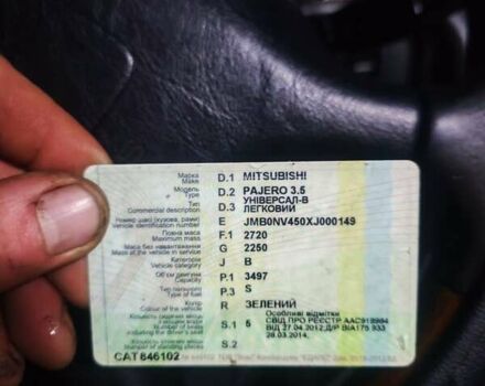 Зеленый Мицубиси Паджеро, объемом двигателя 3.5 л и пробегом 225 тыс. км за 6700 $, фото 11 на Automoto.ua