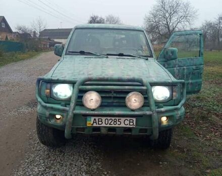 Зеленый Мицубиси Паджеро, объемом двигателя 3.5 л и пробегом 225 тыс. км за 6700 $, фото 1 на Automoto.ua