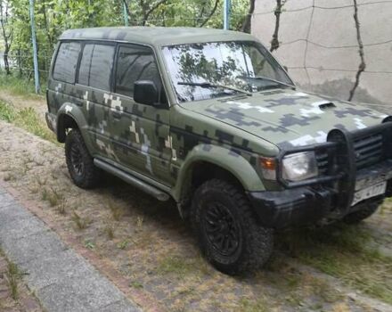 Зеленый Мицубиси Паджеро, объемом двигателя 2.8 л и пробегом 128 тыс. км за 3500 $, фото 1 на Automoto.ua