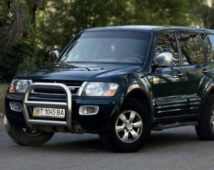 Зеленый Мицубиси Паджеро, объемом двигателя 3.5 л и пробегом 136 тыс. км за 7500 $, фото 1 на Automoto.ua