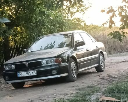 Черный Мицубиси Сигма, объемом двигателя 2.97 л и пробегом 356 тыс. км за 1700 $, фото 1 на Automoto.ua