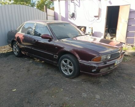 Красный Мицубиси Сигма, объемом двигателя 3 л и пробегом 350 тыс. км за 1500 $, фото 1 на Automoto.ua