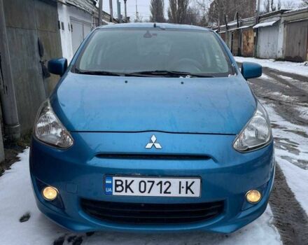 Синий Мицубиси Спейс Стар, объемом двигателя 1 л и пробегом 200 тыс. км за 5000 $, фото 1 на Automoto.ua