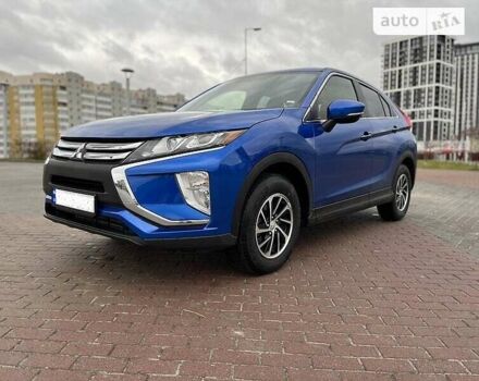 Синий Мицубиси Eclipse Cross, объемом двигателя 1.5 л и пробегом 78 тыс. км за 19500 $, фото 1 на Automoto.ua