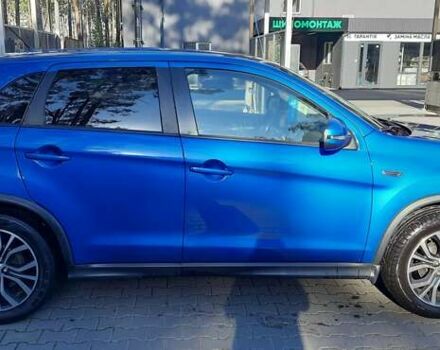 Синий Мицубиси Outlander Sport, объемом двигателя 2.4 л и пробегом 188 тыс. км за 11500 $, фото 4 на Automoto.ua