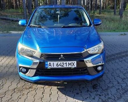 Синий Мицубиси Outlander Sport, объемом двигателя 2.4 л и пробегом 188 тыс. км за 11500 $, фото 2 на Automoto.ua