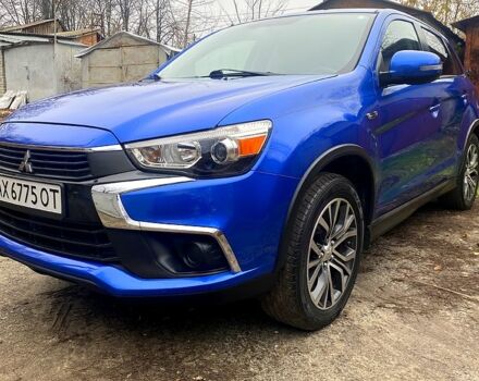 Синий Мицубиси Outlander Sport, объемом двигателя 2.4 л и пробегом 126 тыс. км за 13300 $, фото 1 на Automoto.ua