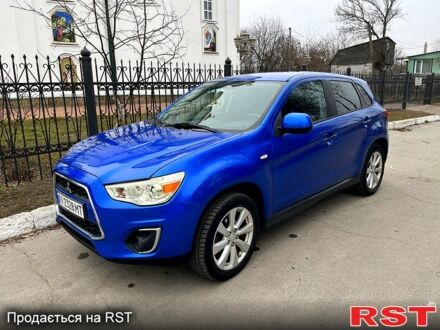 Синий Мицубиси Outlander Sport, объемом двигателя 2 л и пробегом 138 тыс. км за 11500 $, фото 1 на Automoto.ua