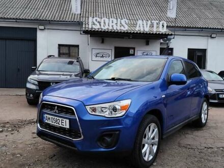Синий Мицубиси Outlander Sport, объемом двигателя 2 л и пробегом 130 тыс. км за 11750 $, фото 1 на Automoto.ua