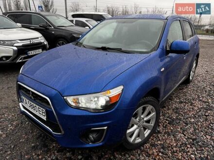 Синий Мицубиси Outlander Sport, объемом двигателя 2 л и пробегом 177 тыс. км за 12000 $, фото 1 на Automoto.ua