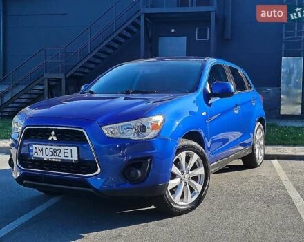 Синий Мицубиси Outlander Sport, объемом двигателя 2 л и пробегом 130 тыс. км за 11600 $, фото 1 на Automoto.ua