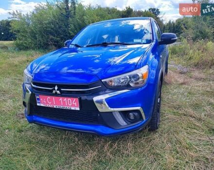 Синий Мицубиси Outlander Sport, объемом двигателя 2 л и пробегом 180 тыс. км за 12900 $, фото 1 на Automoto.ua