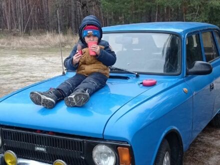 Синий Москвич / АЗЛК 2125, объемом двигателя 1.5 л и пробегом 59 тыс. км за 473 $, фото 1 на Automoto.ua