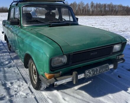 Зелений Москвич / АЗЛК 2140, об'ємом двигуна 1.5 л та пробігом 3 тис. км за 320 $, фото 1 на Automoto.ua