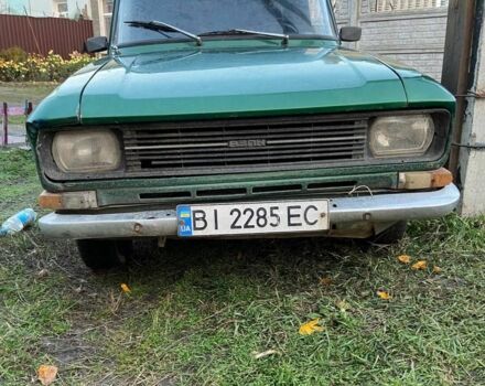 Зеленый Москвич / АЗЛК 2140, объемом двигателя 1.5 л и пробегом 700 тыс. км за 367 $, фото 1 на Automoto.ua