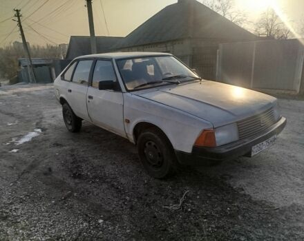 Белый Москвич / АЗЛК 2141, объемом двигателя 1.5 л и пробегом 100 тыс. км за 291 $, фото 1 на Automoto.ua