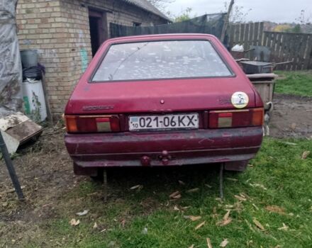 Москвич / АЗЛК 2141 1991 в Обухове на Automoto.ua Красный Москвич / АЗЛК 2141, объемом двигателя 1.5 л и пробегом 170 тыс. км за 240 $, фото 4 на Automoto.ua