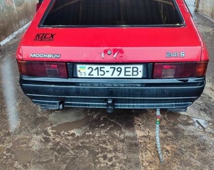 Червоний Москвич / АЗЛК 2141, об'ємом двигуна 1.5 л та пробігом 3 тис. км за 402 $, фото 2 на Automoto.ua