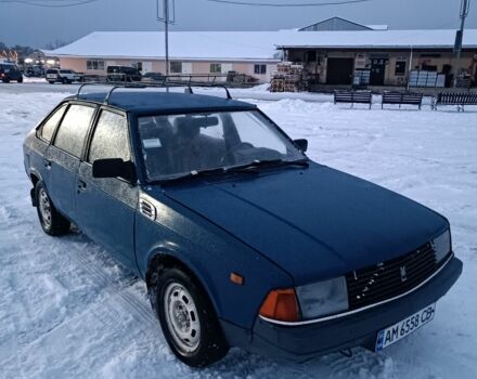 Синий Москвич / АЗЛК 2141, объемом двигателя 1.5 л и пробегом 75 тыс. км за 344 $, фото 11 на Automoto.ua