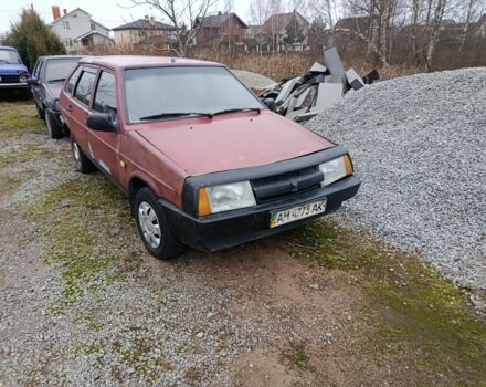 Синий Москвич / АЗЛК 2141, объемом двигателя 1.5 л и пробегом 75 тыс. км за 344 $, фото 4 на Automoto.ua