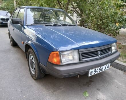 Синий Москвич / АЗЛК 2141, объемом двигателя 1.5 л и пробегом 104 тыс. км за 1000 $, фото 1 на Automoto.ua