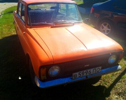 Жовтий Москвич / АЗЛК 412, об'ємом двигуна 1.6 л та пробігом 185 тис. км за 240 $, фото 1 на Automoto.ua