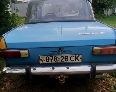 Синій Москвич / АЗЛК 412, об'ємом двигуна 1.5 л та пробігом 300 тис. км за 160 $, фото 1 на Automoto.ua