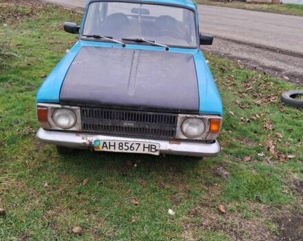 Синий Москвич / АЗЛК 412, объемом двигателя 1.5 л и пробегом 99 тыс. км за 166 $, фото 1 на Automoto.ua