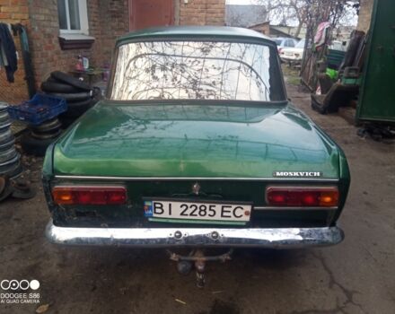 Зеленый Москвич / АЗЛК 412, объемом двигателя 1 л и пробегом 50 тыс. км за 286 $, фото 2 на Automoto.ua