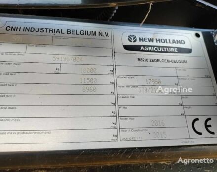 Нью Холланд CX 8090, объемом двигателя 0 л и пробегом 0 тыс. км за 143371 $, фото 7 на Automoto.ua