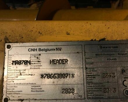 Желтый Нью Холланд MR870N, объемом двигателя 0 л и пробегом 0 тыс. км за 10500 $, фото 13 на Automoto.ua