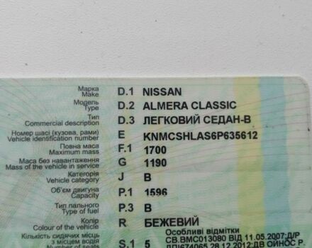 Сірий Ніссан Альмера Класік, об'ємом двигуна 1 л та пробігом 121 тис. км за 5647 $, фото 9 на Automoto.ua