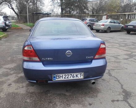 Синий Ниссан Альмера Классик, объемом двигателя 1.6 л и пробегом 280 тыс. км за 3400 $, фото 3 на Automoto.ua