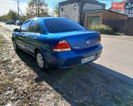 Синий Ниссан Альмера Классик, объемом двигателя 1.6 л и пробегом 221 тыс. км за 4500 $, фото 5 на Automoto.ua