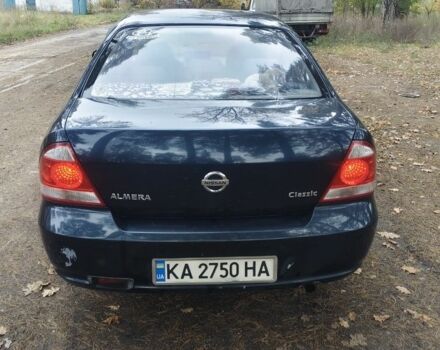 Синий Ниссан Альмера Классик, объемом двигателя 1.6 л и пробегом 252 тыс. км за 4100 $, фото 2 на Automoto.ua