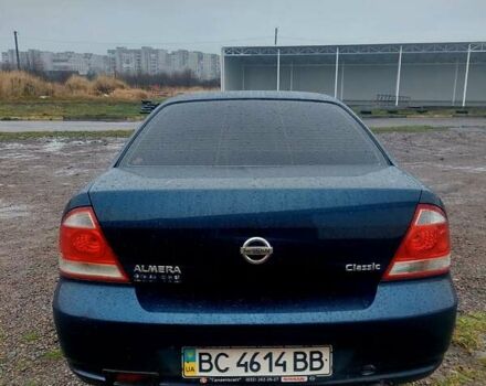 Синий Ниссан Альмера Классик, объемом двигателя 1.6 л и пробегом 257 тыс. км за 3850 $, фото 8 на Automoto.ua