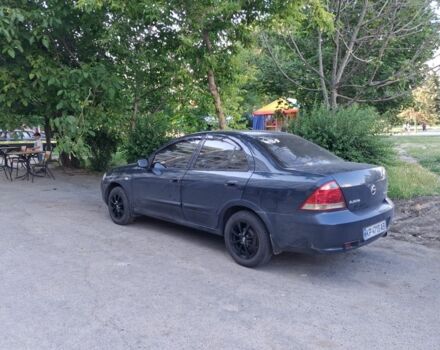 Синий Ниссан Альмера Классик, объемом двигателя 1.6 л и пробегом 220 тыс. км за 5550 $, фото 3 на Automoto.ua