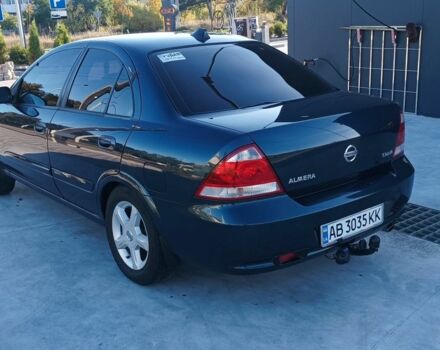 Синий Ниссан Альмера Классик, объемом двигателя 1.6 л и пробегом 227 тыс. км за 4500 $, фото 5 на Automoto.ua