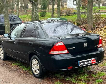 Черный Ниссан Альмера, объемом двигателя 1.6 л и пробегом 203 тыс. км за 5990 $, фото 7 на Automoto.ua