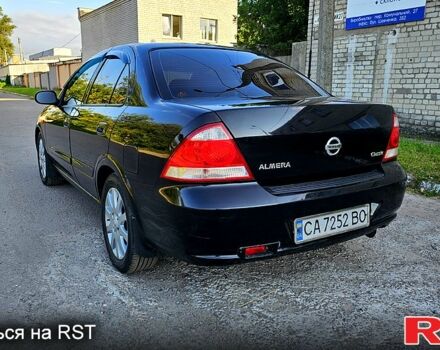 Черный Ниссан Альмера, объемом двигателя 1.6 л и пробегом 133 тыс. км за 6500 $, фото 2 на Automoto.ua