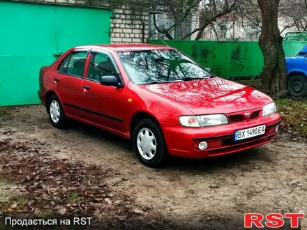 Червоний Ніссан Альмера, об'ємом двигуна 1.4 л та пробігом 174 тис. км за 2300 $, фото 1 на Automoto.ua