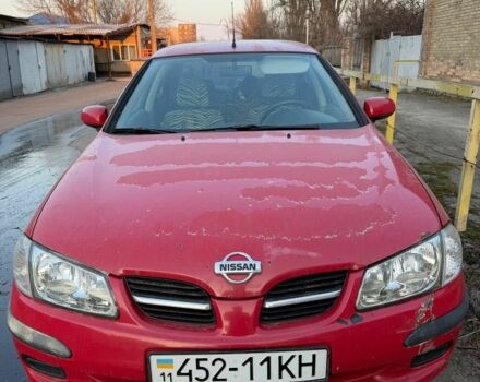Красный Ниссан Альмера, объемом двигателя 1.8 л и пробегом 173 тыс. км за 2800 $, фото 1 на Automoto.ua