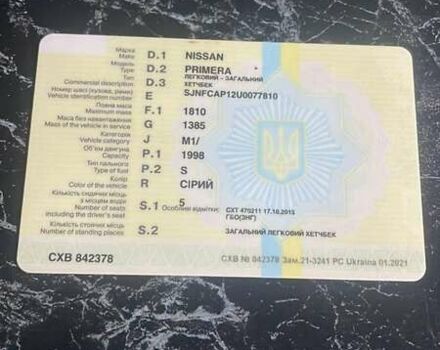 Сірий Ніссан Альмера, об'ємом двигуна 2 л та пробігом 280 тис. км за 3333 $, фото 4 на Automoto.ua