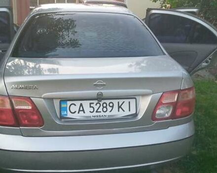 Серый Ниссан Альмера, объемом двигателя 1.5 л и пробегом 245 тыс. км за 4000 $, фото 1 на Automoto.ua